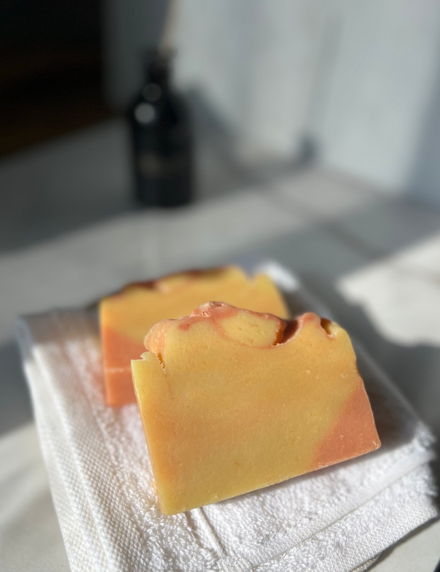 Sunkist goat milk soap