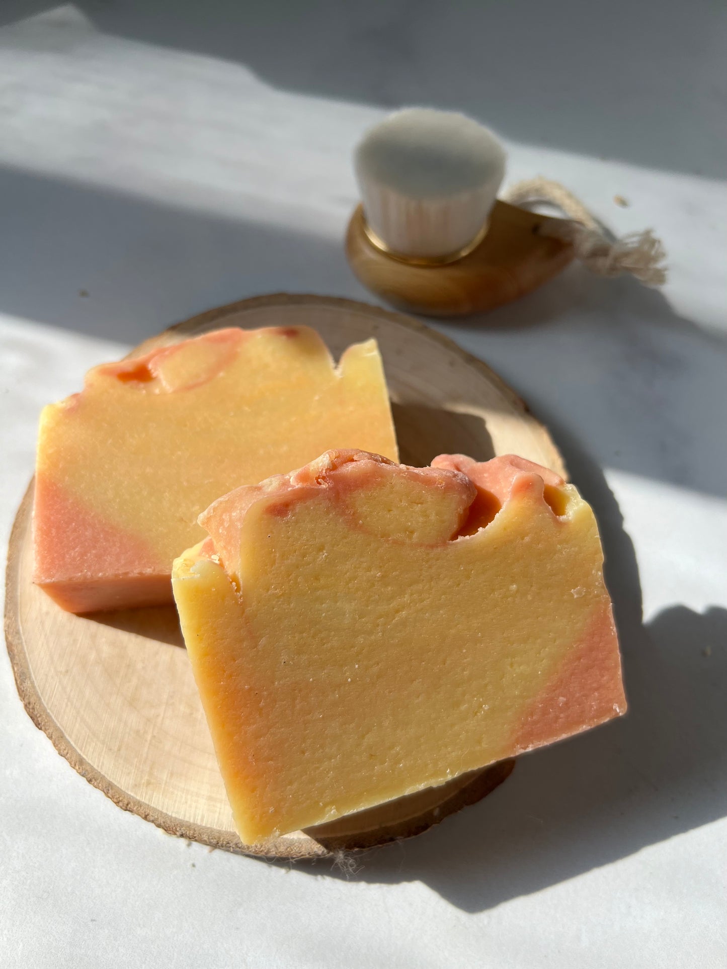 Sunkist goat milk soap
