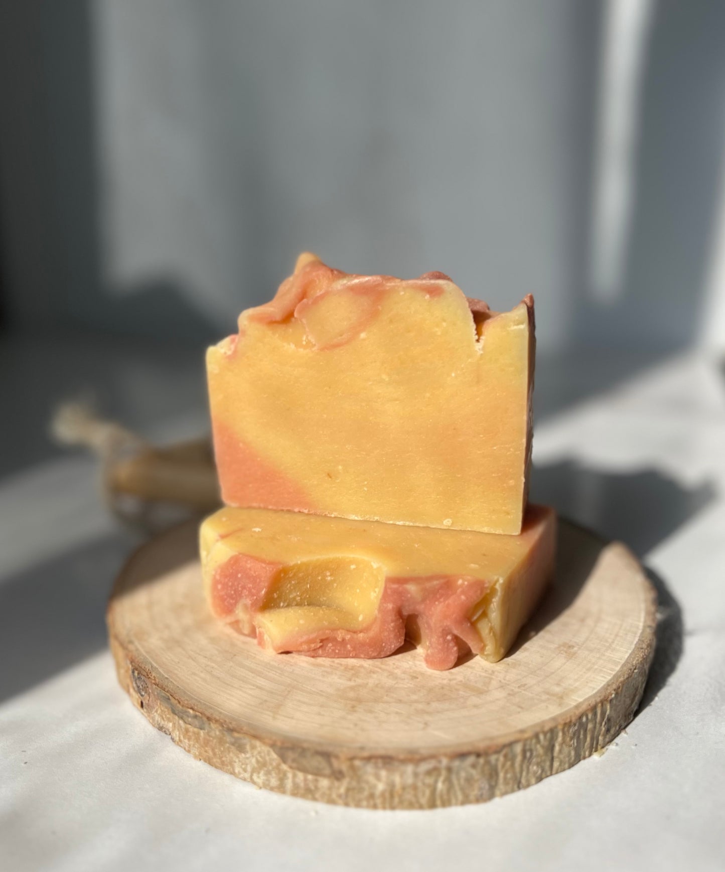 Sunkist goat milk soap