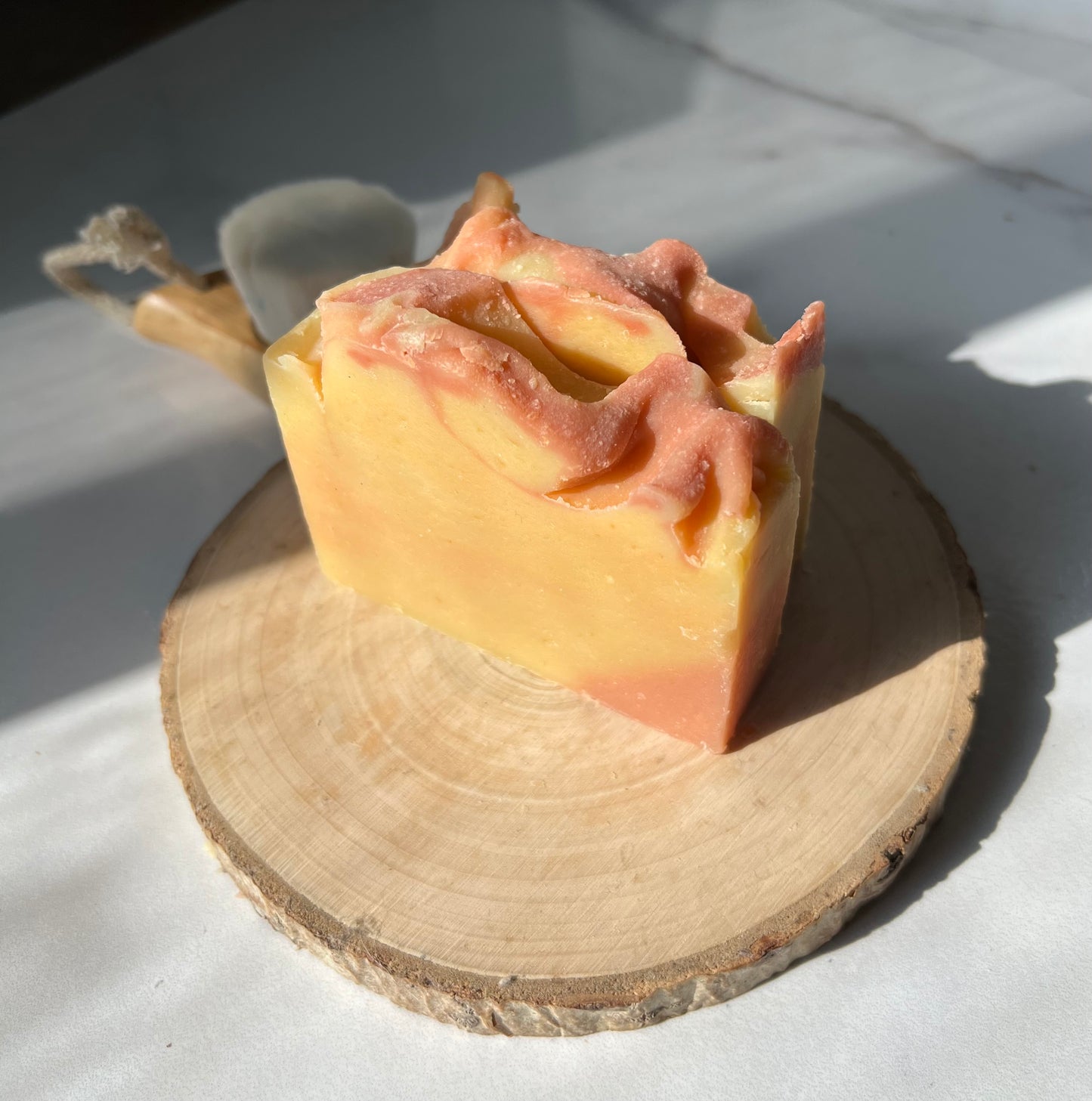 Sunkist goat milk soap