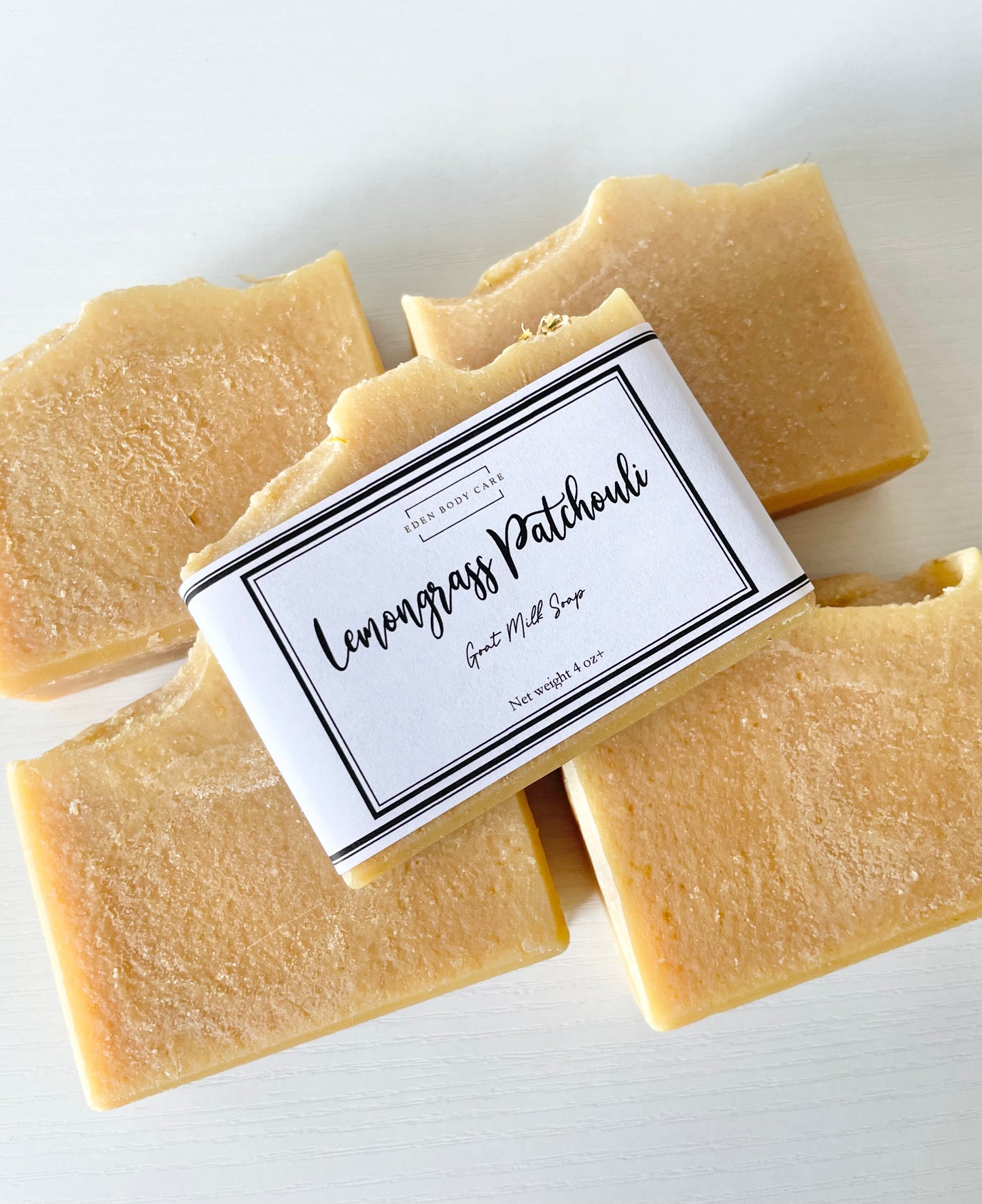 lemongrass patchouli goat milk soap