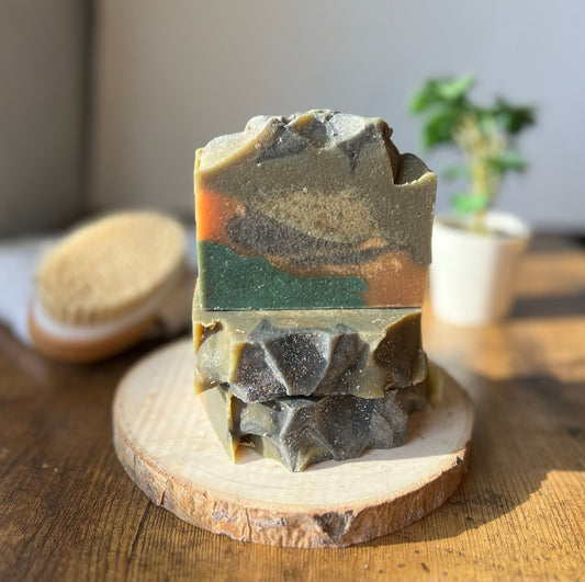 Timber trail goat milk soap