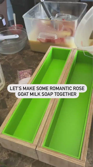How to make rose goat milk soap