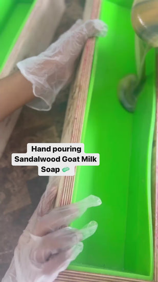 Handmade sandalwood soap