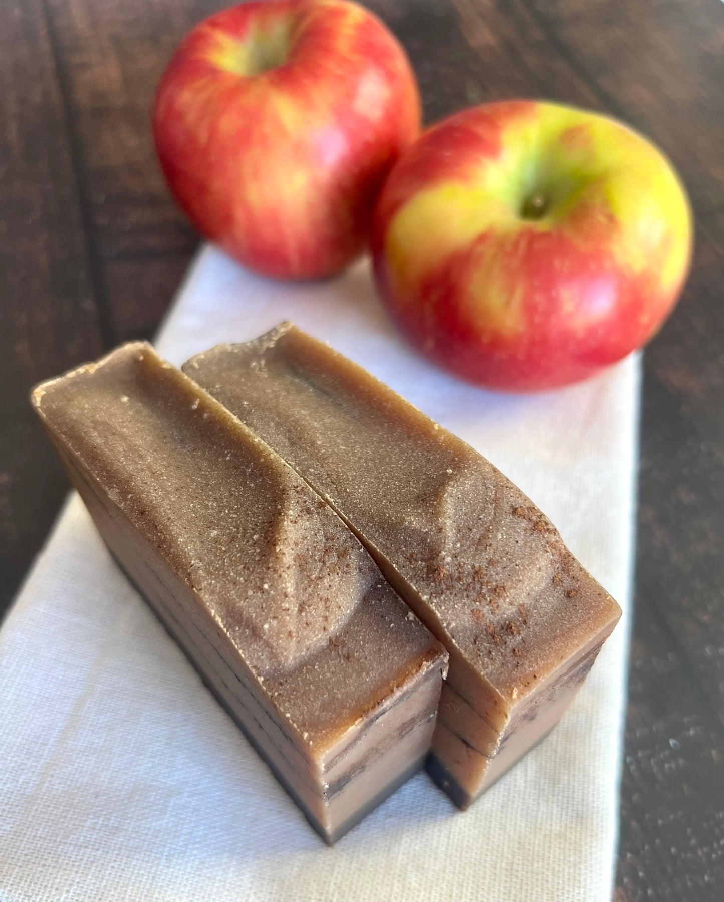 Apple and cinnamon soap