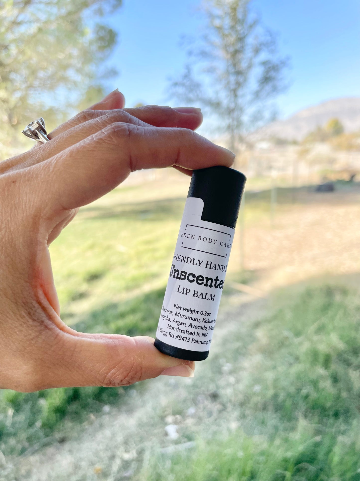 eco friendly vegan lip balm