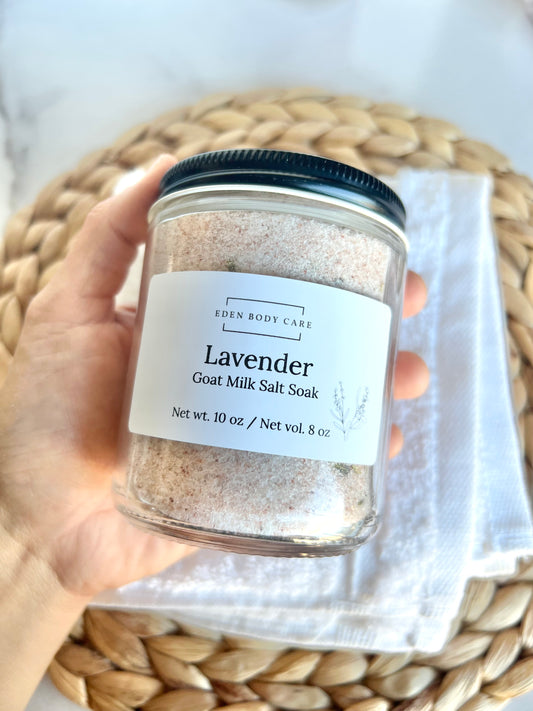 Lavender Goat Milk Salt Soak