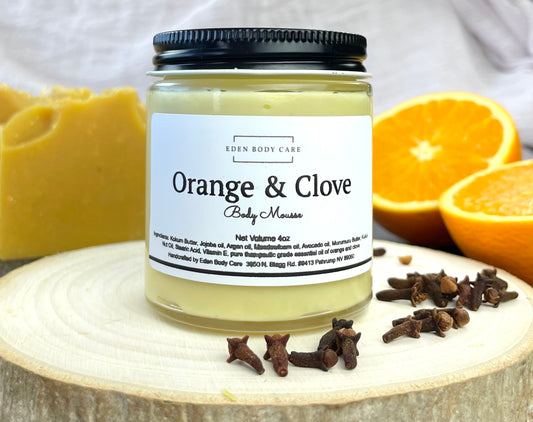 Orange & Clove Body Butter | Whipped Body Butter