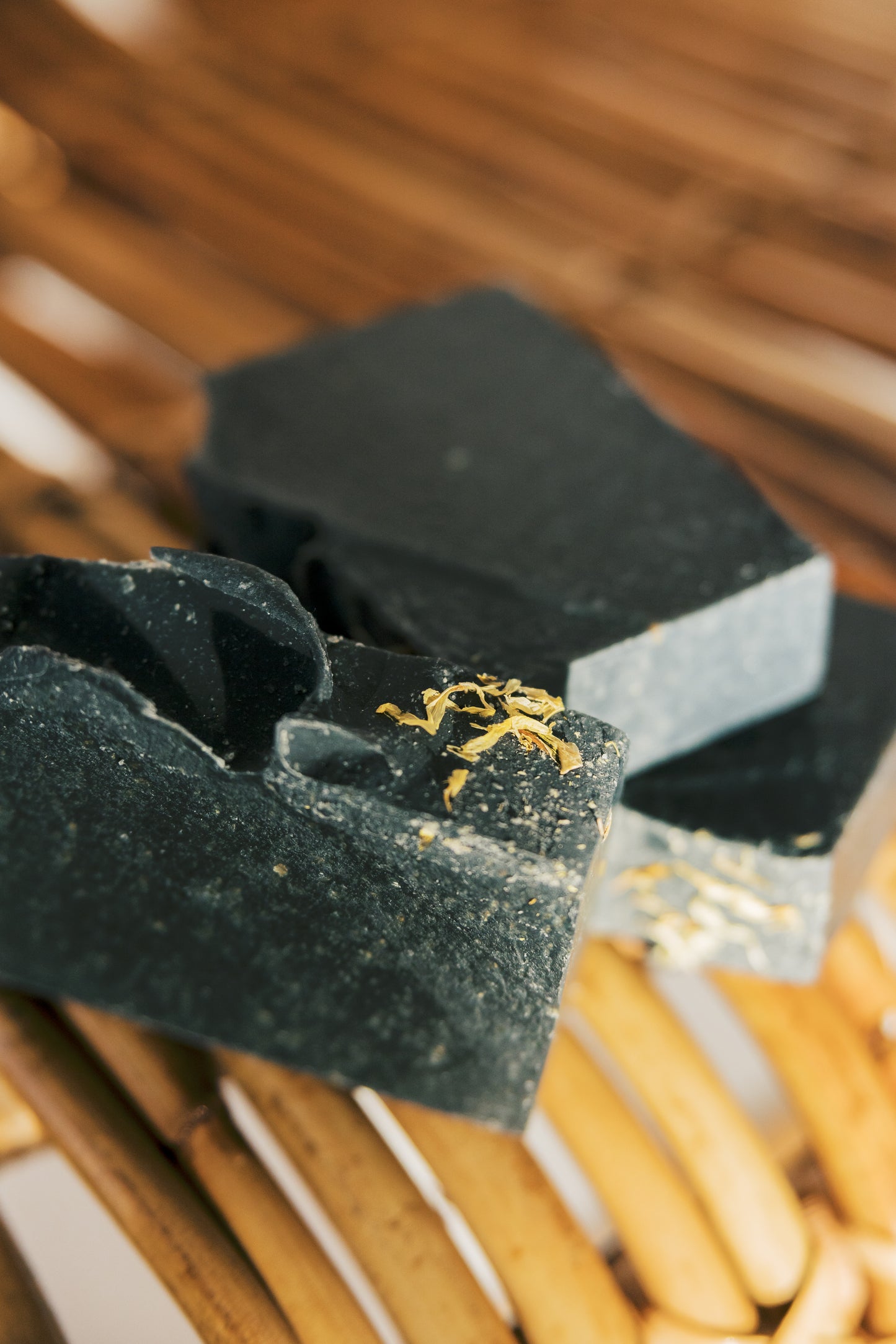 Lavender Lemongrass Charcoal Goat Milk Soap